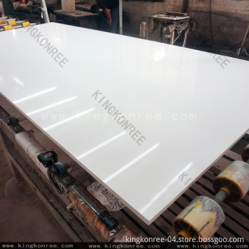 20mm White Tile Slab Artificial Quartz Stone for Wall (KKR-Q1408052)